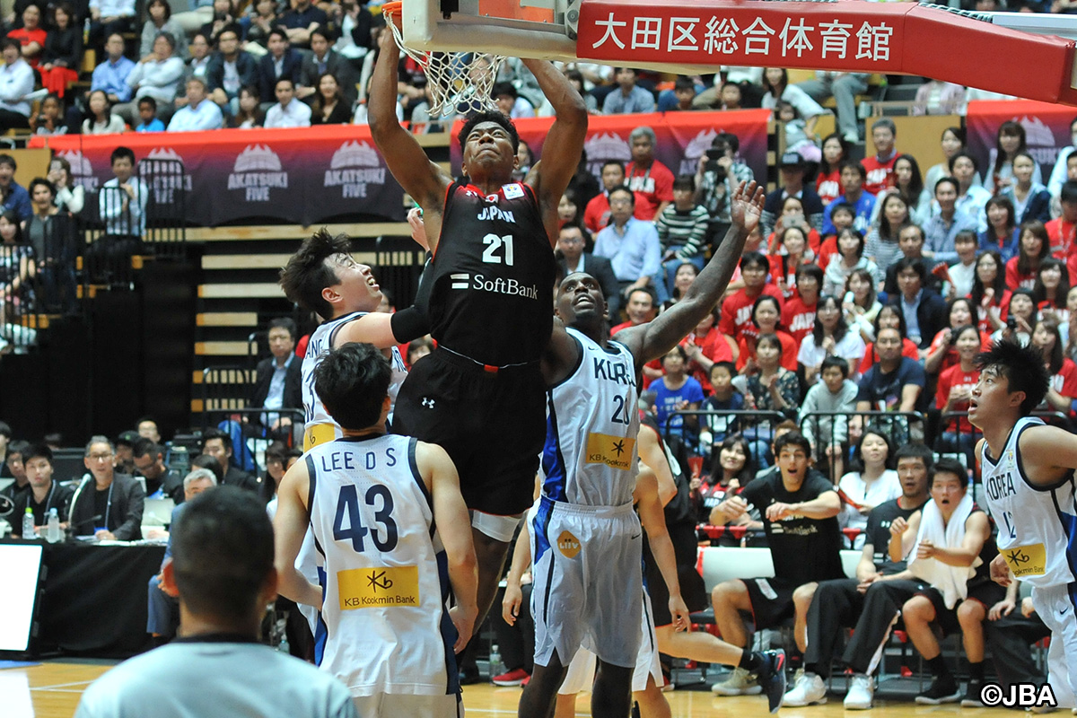 バスケットボール男子日本代表国際強化試合18 東京大会は 80で韓国に勝利 次戦は6月17日 日 宮城 ゼビオアリーナ仙台で明成高校出身の八村塁選手凱旋試合 バスケットボール男子日本代表国際強化試合18